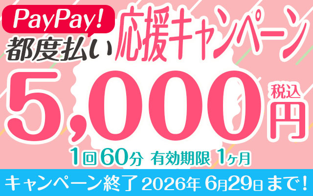 PayPay！都度払い応援キャンペーン♪