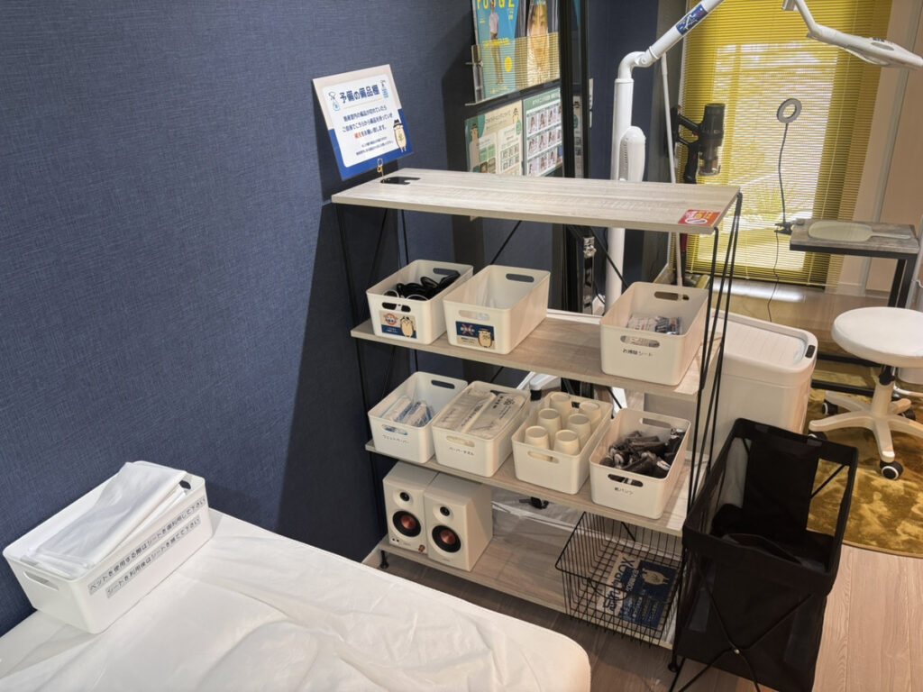 備品もばっちり完備！