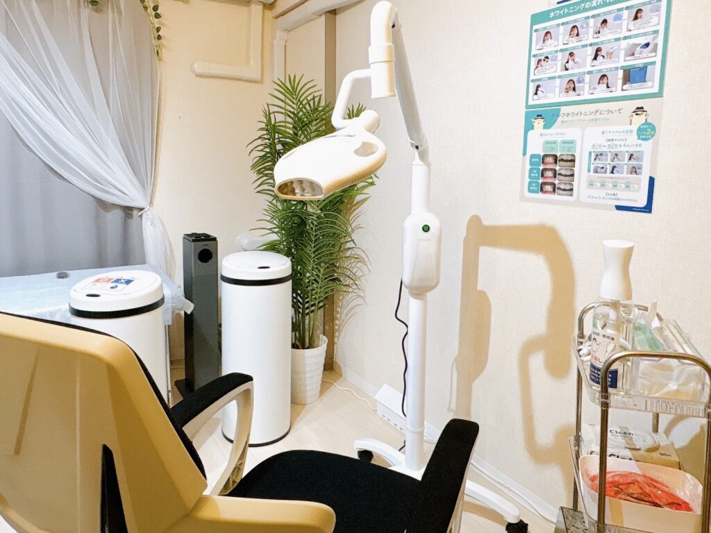 施術の流れなどはボードに記載してありますので、 初めてでも安心です。